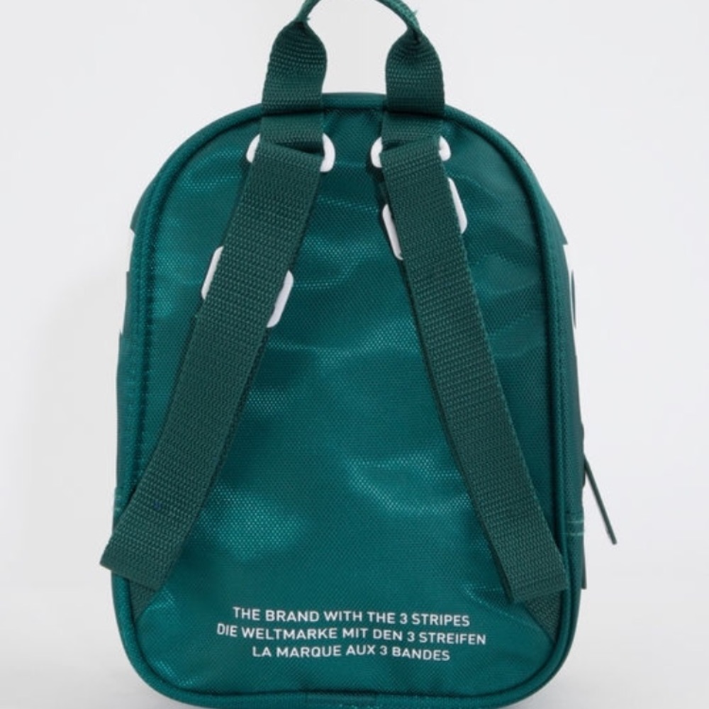 🆕ADIDAS///ORIGINAL GREEN MINI BACKPACK - Picture 3 of 7